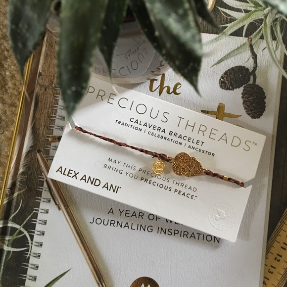 Alex and Ani Jewelry - Alex and Ani Calavera Precious Threads Bracelet.